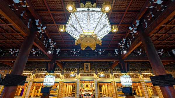 stock image Kyoto, Japan - April 6 2023: Nishi Hongan-ji is one of two Jodo Shinshu temple complexes in Kyoto. Established 1591, many of its buildings have survived from wars in the Sengoku period