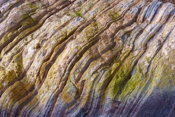 Eye-catching abstract background featuring a vibrant and bold display of layered rock, showcasing the natural beauty and complexity of geological formations.