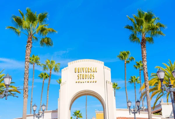 Лос Анджелес Калифорния Января 2023 Universal Studios Hollywood Main Entrance — стоковое фото