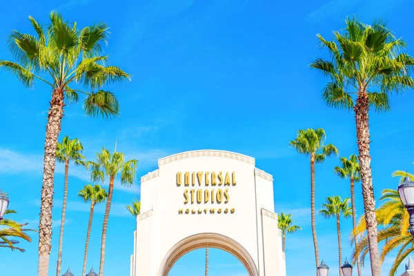 Los Angeles California 2023 Június Universal Studios Hollywood Bejárati Íve — Stock Fotó