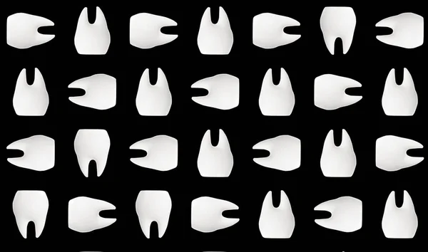 Soyut Siyah Beyaz Diş Yapısı — Stok fotoğraf