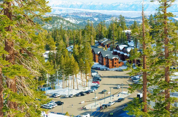 Kalifornien Usa December 2022 Mammoth Mountain Ski Resort Village Sett — Stockfoto