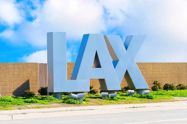 洛杉矶 2023年2月1日 洛杉矶国际机场图标特写 — 图库照片