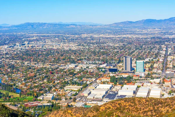 Los Angeles Kalifornia December 2022 Panorámás Kilátás Los Angelesre Egy — Stock Fotó