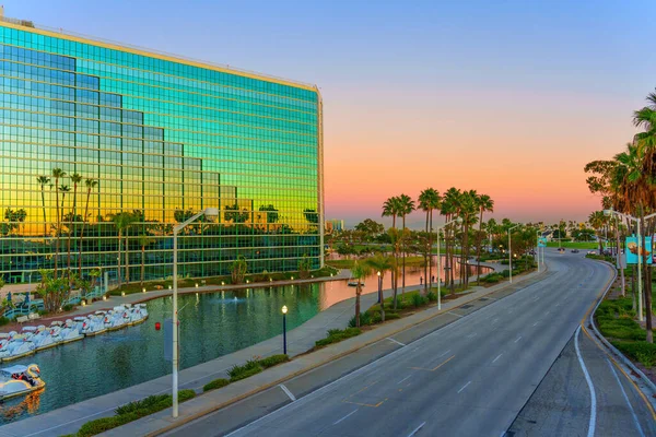 Los Angeles Kalifornien December 2022 Utsikt Över Long Beach Hyatt — Stockfoto