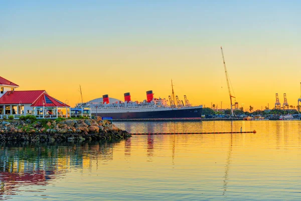 Los Angeles Californië December 2022 Uitzicht Jachthaven Van Het Queen — Stockfoto