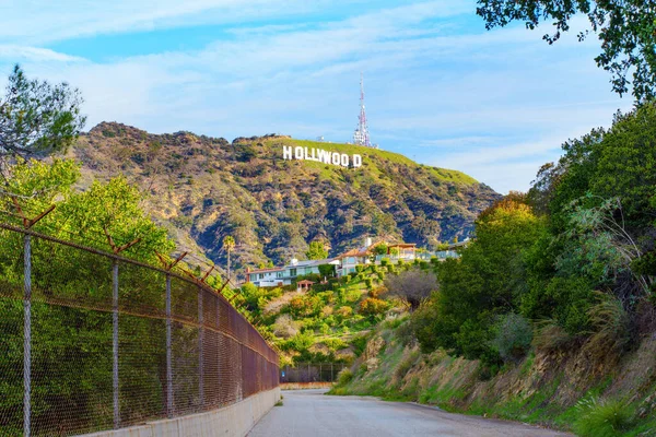 Los Angeles Kalifornia December 2022 Iconic Hollywood Sign Hollywoodi Víztározó — Stock Fotó