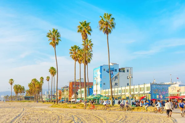 Los Angeles Californie Décembre 2022 Journée Ensoleillée Venice Beach Croisière — Photo