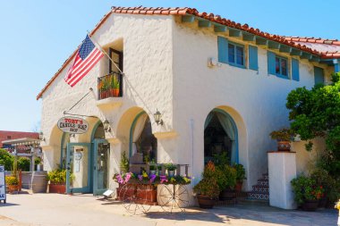 San Diego, California - 16 Nisan 2024: Eski San Diego 'daki Toby' nin Mum ve Sabun Dükkanı