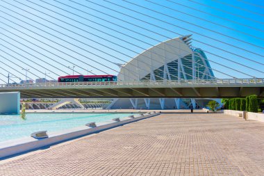 Valencia, İspanya - 12 Temmuz 2024: Valencia, İspanya Modern Mimarlık
