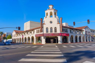 Riverside, California - 31 Aralık 2024: Riverside Fox Sahne Sanatları Merkezi