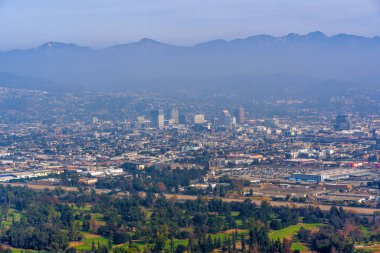 Griffith Park 'tan Los Angeles' ın Panoramik Manzarası