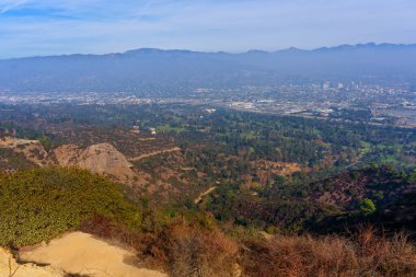 Griffith Park 'tan Los Angeles' a geniş görüş