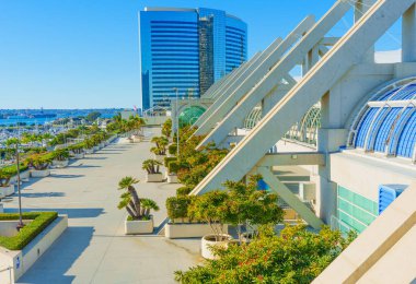 San Diego, Kaliforniya - 14 Ocak 2025: San Diego Kongre Merkezi Dış İşleri