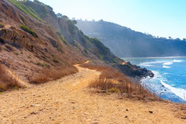 Bluff Cove 'daki Sahne Sahil Yolu, Palos Verdes, Kaliforniya