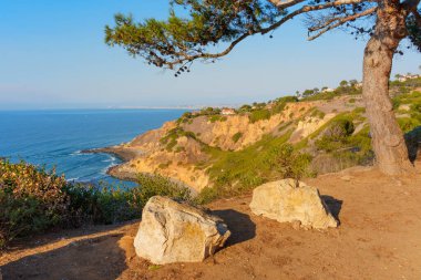 Palos Verdes Emlak Sahil Koruma Alanında Sahne Görüntüsü, Kaliforniya