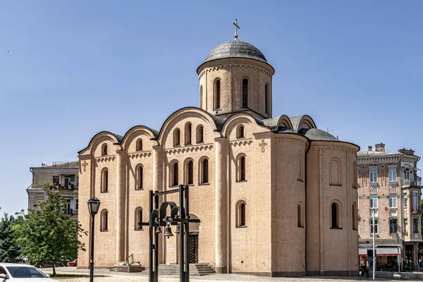 Ortodoxa Kyrkan Podil Kiev Stad — Stockfoto