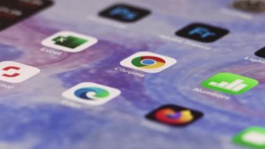 iPad ekranında Apple kalem uygulaması açılıyor. Berlin, Almanya, Haziran 2021