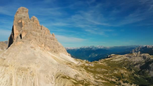 Imagen Muestra Impresionante Cordillera Los Alpes Italianos Tre Cime Lavaredo — Vídeos de Stock