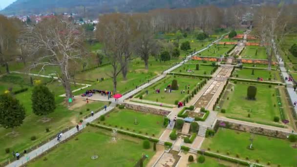 Schöne Aussicht Kaschmir Tal Gulmarg Dal Lake Nishat Garden Und — Stockvideo