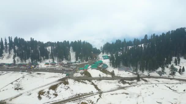 Bella Vista Nel Kashmir Valley Gulmarg Dal Lago Giardino Nishat — Video Stock