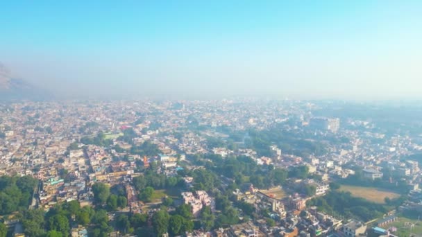 Alwar City Deki Hava Görüntüsü Dji Mini 3Pro — Stok video