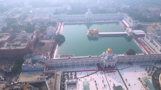 Amritsar Punjab India Diciembre 2023 Templo Dorado También Conocido Como — Vídeo de stock