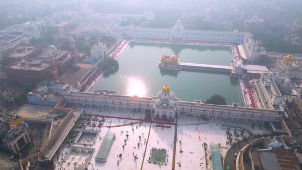 Amritsar Punjab India Diciembre 2023 Templo Dorado También Conocido Como — Vídeos de Stock