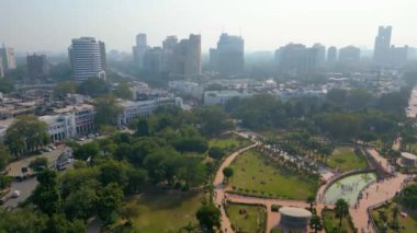 Hindistan Kapısı gecesi İHA 'dan hava görüntüsü