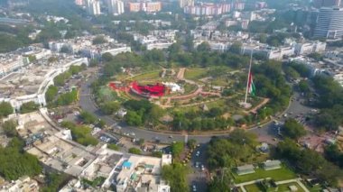 Yeni Delhi, Hindistan, 15 Kasım 2023, Yeni Delhi Connaught Havaalanı Görünümü