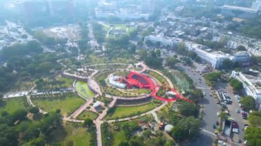 Yeni Delhi, Hindistan, 15 Kasım 2023, Yeni Delhi Connaught Havaalanı Görünümü