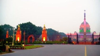 Rashtrapati Bhavan, dünyanın en büyük başkanının evi.