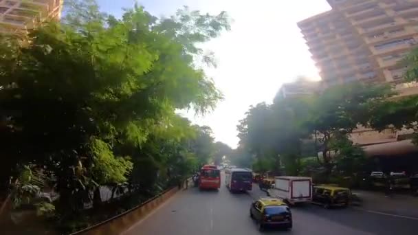 Mumbai Darshan Met Double Daker Bus — Stockvideo