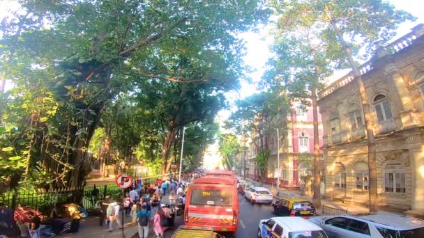 Mumbai Darshan Von Double Daker Bus — Stockvideo