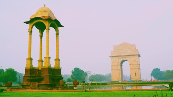 Індійські Ворота Військовий Меморіал Розташований Поблизу Картавського Шляху Східному Краю — стокове відео