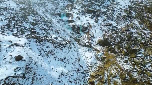 Veduta Aerea Citi Manali Mountain Greenery Paesaggio Snow Hills Kokser — Video Stock
