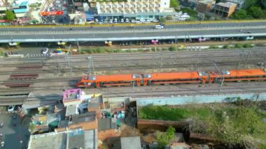 Vande Bharat Treni 'nin hava görüntüsü