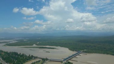 Haridwar Drone Video 4k HAR KI PAURI, Har ki Pauri Haridwar 'ın İHA görüntüsü, Haridwar videosu, Mata Mansh Devi, Shiv Heykeli