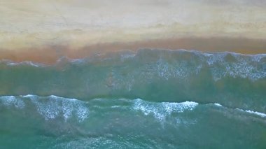 Rushikonda Sahili 'nin hava manzarası Visakhapatnam