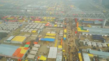 Prayagraj, Uttar Pradesh, Hindistan, Mahakumbh 2025 Prayagraj Manzarası