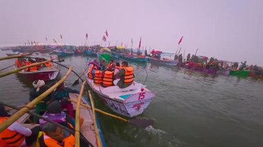 Prayagraj, Uttar Pradesh, Hindistan, Mahakumbh 2025 Prayagraj Manzarası