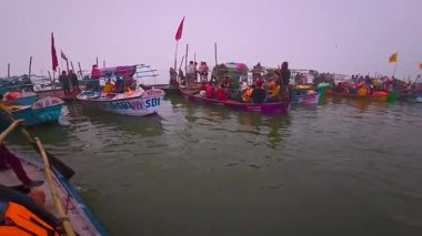 Prayagraj, Uttar Pradesh, Hindistan, Mahakumbh 2025 Prayagraj Manzarası