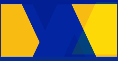 Avrupa Birliği haritasının şekline sahip yaratıcı Avrupa arka planı, AB, mavi sarı tasarım arka planı