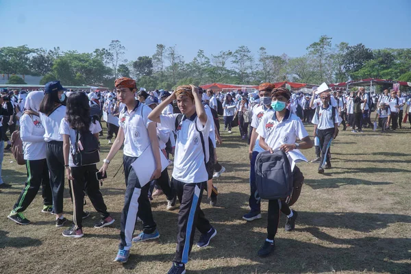 Semarang Indonesien August 2019 Begrüßung Neuer Studenten Diponegoro University Hielt — Stockfoto