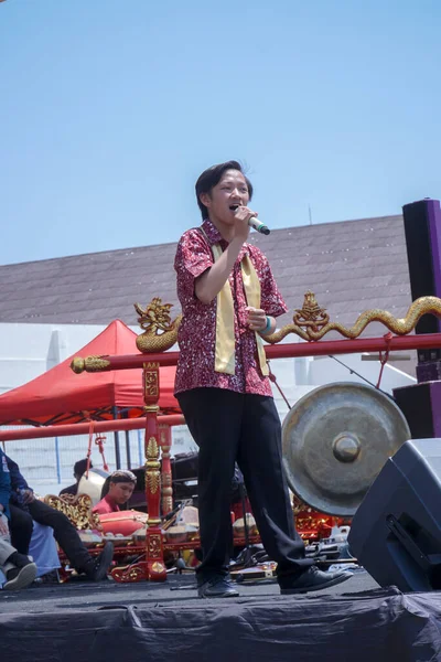 Semarang Indonesien August 2019 Aufführungen Verschiedener Tänze Aus Indonesien Die — Stockfoto