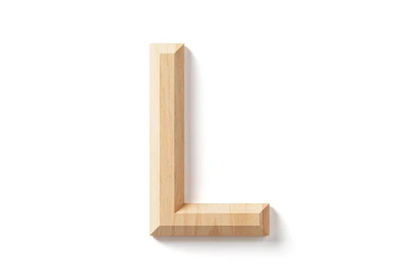 Buchstaben Aus Holz Illustration Des Hölzernen Alphabets Isoliert Auf Weißem — Stockfoto