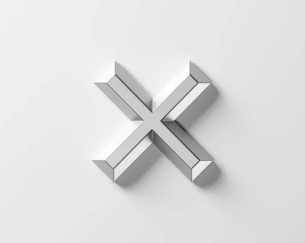 Σύμβολα Από Μέταλλο Εικονογράφηση Του Σιδήρου Αλφάβητο Απομονώνονται Λευκό Φόντο — Φωτογραφία Αρχείου