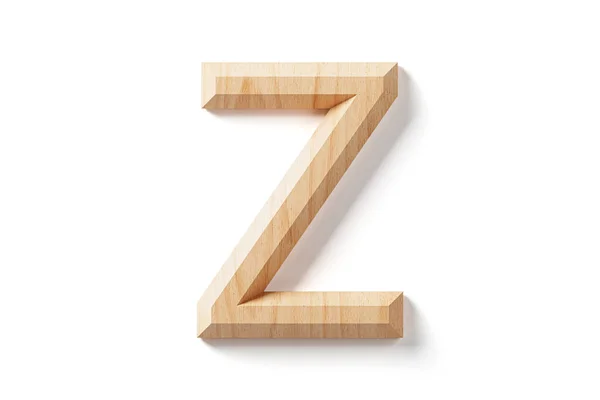 Letters Made Wood Illustration Wooden Alphabet Isolated White Background — Stock Photo, Image