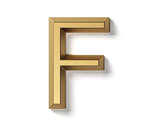 Letters Made Gold Illustration Golden Alphabet Isolated White Background — Stock Photo, Image