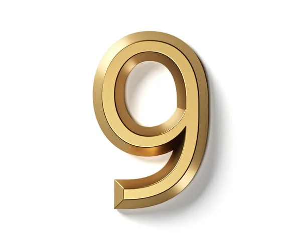 Цифры Буквы Золота Иллюстрация Золотого Алфавита Белом Фоне — стоковое фото